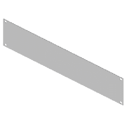 [STF-2UW] Tapa Ciega para Rack 19 in / 2 Unidades (2U) / Acero Calibre 14 / 483 mm x 88 mm (19.02 in x 3.46 in) / Pintura Electrostática Blanca / Componente Pasivo | STF-2UW