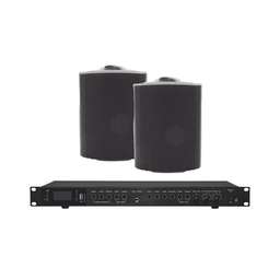 [EP2060W/2WSB] Amplificador de Audio con 2 Bocinas OL-5BK | 2 x 60W | Baja Impedancia 4 - 8Ω | Reproductor Bluetooth, USB, SD | Efectos Integrados Delay, Echo, Repeat | EP2060W/2WSB