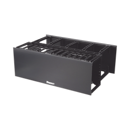 [NM4] Organizador de Cables Horizontal NetManager de Alta Densidad, Doble (Frontal y Posterior), Para Rack de 19in, 4UR | NM4