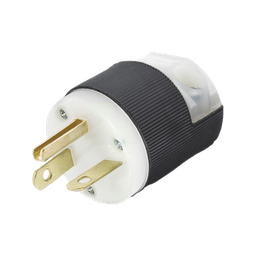 [HUB-HBL5466C] Clavija Entrada Recta/ 20 A 250 V CA/ 2 Polos 3 Hilos/ Nema 6-20 P/Grado Comercial - Industrial. | HUB-HBL5466C