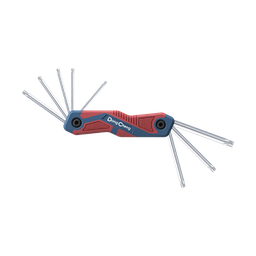 [D093103] Juego de 8 llaves hexagonales tipo Torx® , porta llaves tipo navaja., | D093103