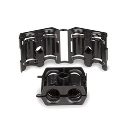 [912M-CLICK] Sujetador Doble para Cable con Diámetro de 9 a 12 mm (0.35 a 0.47 Pulgadas). Paquete de 10 Piezas | 912M-CLICK