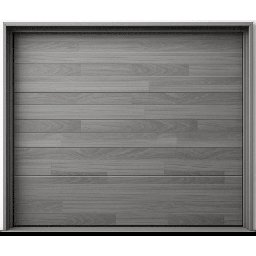 [APDOOR-129CF] Puerta de Garage de Alta Calidad / Linea Central / Color Blanco 12X9 pies,  AISLADA, Estilo Americana. | APDOOR-129CF