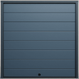 [APDOOR-127L] Puerta D / Garage D / Alta Calidad / Linea Central / Color GRIS /  acabdo DELUXE / 12X7 pies / AISLADA / Estilo Americana. | APDOOR-127L