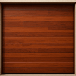 [APDOOR-97GF] Puerta de Garage de Alta Calidad / Estilo Americano / Acabado Laminado PREMIUM / Color Madera Clara / 9x7 Pies. | APDOOR-97GF