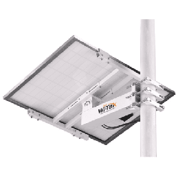 [WIBRKP133] Soporte/Montaje para Panel Solar WI-BRKP133 para Postes / Estructura Galvanizada SGCC 2 mm / Ajuste Ángulo 0-75° / Compatible Postes Redondos 76-133 mm y Cuadrados 50-130 mm / Paneles hasta 900 mm Ancho y 35 mm Grosor / Resistente Corrosi&o | WIBRKP133