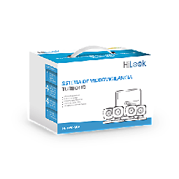[HL-1080-MC8] KIT TurboHD 1080p / DVR 8 canales con H.265+ / 4 Cámaras Bala Metálicas / Fuente de Poder / Accesorios de Instalación | HL-1080-MC8