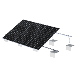 [VEKTOR21] Sistema de Montaje Solar VEKTOR21 / Estructura Ajustable Aluminio AL6005-T5 / Patas Frontales y Ajustables / Bases Cemento Personalizables / Ángulos 10°-30° / Torque 11-13 Nm | VEKTOR21