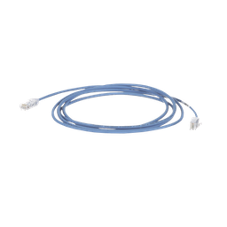 [UTP28SP26BU] Cable de Parcheo TX6, UTP Cat6, Diámetro Reducido (28AWG), Color Azul, 7.92 Metros (26 Pies) | UTP28SP26BU