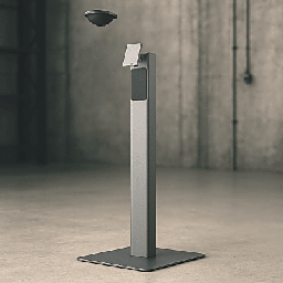 [FLEX3-LITE-FLOOR-STAND] Soporte de Piso FLEX 3 Lite / Estructura Metálica / Base de Placa Pesada / Peso Neto Stand 5.51 kg (12.1 lb) / Peso Neto Plate 15.1 kg (33.3 lb) | FLEX3-LITE-FLOOR-STAND