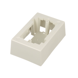 [JB1IW-A] Caja de Pared Superficial, Uso Universal con Placas de Pared, Con Cinta Adhesiva, Color Blanco Mate | JB1IW-A
