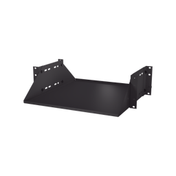 [SCH-D38-3U] Charola para Soportar Equipos en Rack de 19 in, Doble Fijación, Color Negro, 3U | SCH-D38-3U