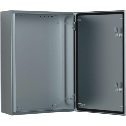 [ASR0505021] Gabinete de Acero Inoxidable 304L ASR IP66 / 500x500x210 mm (19.7x19.7x8.3 in) / 1 Cerradura / Montaje Placa 2 mm | ASR0505021