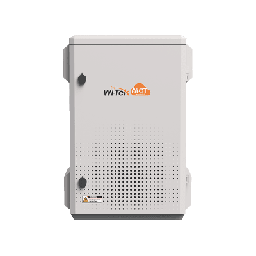 [WI-IOTBOX03-V3] Gabinete de Acero Ventilado para Exterior 380 x 660 x 240 mm con Rieles DIN y 4 Placas Laterales para Montaje de Equipos por Fuera | WI-IOTBOX03-V3