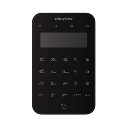 [DS-PK1-LT-WB/BLACK] (AX PRO) Teclado Inalámbrico con Pantalla LCD para Armado y Desarmado / Color Negro / Funciones de Automatización para control de Relevadores | DS-PK1-LT-WB/BLACK
