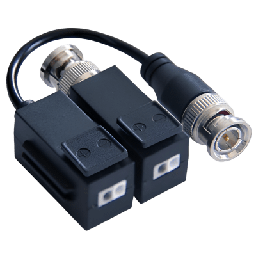 [DS-1H18-A] Kit de Transceptor (Balluns) TURBOHD con Boton Push / Hasta 8 MP (4K) / 100% Cobre / Soporta HD-TVI / AHD / CVI / CVBS / Audio por Coaxitron / Datos para Menu de Configurar de Cámaras | DS-1H18-A