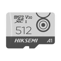 [HS-TF-M1/512G] Memoria MicroSD / Clase 10 de 512 GB / Especializada Para Videovigilancia Movil (Uso 24/7) / Soporta Altas Temperaturas / 95 MB/s Lectura / 55 MB/s Escritura | HS-TF-M1/512G