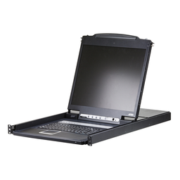 [CL1308N] Conmutador KVM | LCD de riel único | VGA PS/2 | USB de 8 puertos | CL1308N