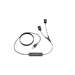 [USB/QD-TRAINER-CABLE(1PCS)] Cable para Entrenamiento en “Y” para Diademas Yealink de la Serie YHS (1 PIEZA) | USB/QD-TRAINER-CABLE(1PCS)