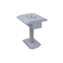[EPLMCN235RL50] Sujetador Intermedio 35 mm para montaje de paneles solares en riel 5 Y 8 | EPLMCN235RL50
