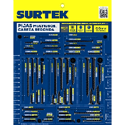 [MUEP1] Muestrario de Pija Multiusos Surtek | MUEP1