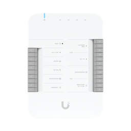 [UA-HUB-DOOR] UniFi Access Hub Door, puede conectar 2 lectores y 2 cámaras (no incluidos) para controlar solo una puerta / 2 terminales AUX y 4 entradas adicionales (sensores y botones) POE 802.3bt no incluido | UA-HUB-DOOR
