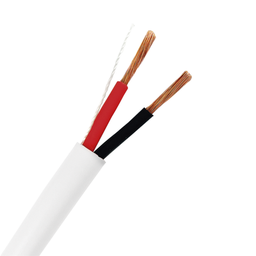 [EP-1802/500] Bobina de 152 Metros (500 Pies) / 18AWG 2 Conductores / Cable Profesional de ALTA FIDELIDAD 100% Cobre / Libre de Oxígeno / Interior / Color Blanco / Para Aplicaciones de Audio, Control de Acceso y Automatización | EP-1802/500