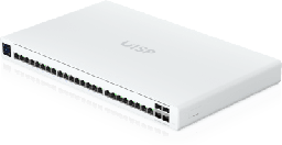 [UISP-S-PRO] UISP Switch Pro – Switch PoE de 220 W (27 V) con 24 Puertos GbE, 16 Puertos PoE Pasivo 27 V y 4 Puertos SFP+ 10G | UISP-S-PRO