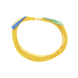 [LP-FO-SCU-SCA-05] Jumper de Fibra Óptica Monomodo SC/UPC - SC/APC Simplex, Color Amarillo 5 Metros (16.40 Pies) | LP-FO-SCU-SCA-05