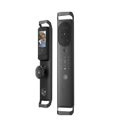 [H10] Cerradura Inteligente Multibiométrica / Reconocimiento Facial + Venas Palma + Huella Digital / Teclado Numérico + Tarjetas IC + NFC / Pantalla HD 4.5 Pulgadas / Batería Doble 4000mAh + 2500mAh / Conexión WiFi 2.4GHz / App Smart | H10