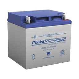 [PS-12400-NB4] Batería de Respaldo AGM/VRLA / 12V / 40AH / Terminales NB4 / Vida Útil 5 Años / Caja ABS Resistente a Impactos | PS-12400-NB4