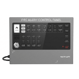 [HF-C104] Panel de Alarma Contra Incendios / 4 Zonas / 128 Dispositivos / Buzzer 85 dB / Respaldo de Batería 12V 2200 mAh | HF-C104