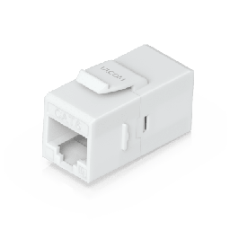 [UACC-KEYSTONE-COUPLER-C6] Acoplador Keystone / Cat6 Pass-Through / 10 Gbps / PoE / Snap-In / Paquete 12 Unidades | UACC-KEYSTONE-COUPLER-C6