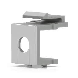 [UACC-KEYSTONE-BLANK-INSERT-TH] Inserto Keystone Ciego Pasante / Snap-In / 12 Piezas / Gestión de Cableado / 6.3 x 14.6 x 18 mm | UACC-KEYSTONE-BLANK-INSERT-TH