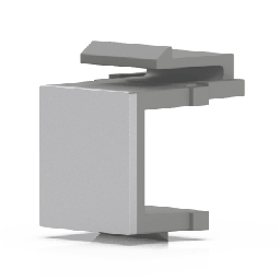 [UACC-KEYSTONE-BLANK-INSERT] Insertos Ciegos Keystone / Snap-In / 24 Piezas / 16.3 x 14.6 x 18 mm (0.64 x 0.57 x 0.7") / ABS Retardante a la Flama | UACC-KEYSTONE-BLANK-INSERT