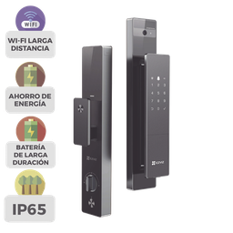 [CS-DL50FVS/PLUS] Cerrojo Inteligente de Reconocimiento Facial y Venas de Palma de Mano / 4 Pulgadas Pantalla  / 5000mAh Batería Recargable / Video Llamada a la App / Wi-Fi y Bluetooth  / IP52 Resistente | CS-DL50FVS/PLUS
