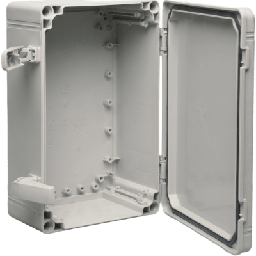 [Q403018ABI] Gabinete QLine I Tipo 4X / 400 x 300 x 180 mm (15.75 x 11.81 x 7.09 in) / ABS / IP66 / Tapa Opaca con Tornillos / Montaje 380 x 280 mm / Gris RAL 7035 | Q403018ABI