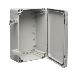 [Q202018ABI] Gabinete QLine I Tipo 4X / 200 x 200 x 180 mm (7.87 x 7.09 x 7.09 in) / ABS / IP66 / Tapa Opaca con Tornillos / Montaje 180 x 180 mm / Gris RAL 7035 | Q202018ABI
