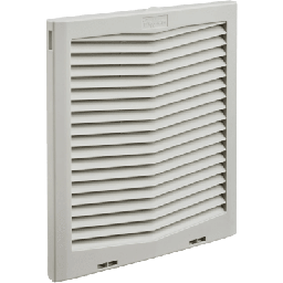 [HG1300404] Rejilla de Escape para Ventilador con Filtro HG / Protección IP54 / Compatible con Ventiladores HF13 de 13 in (325 mm) / De Plástico / Color Gris Claro | HG1300404