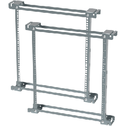 [PTRA24T] Ángulos de Rack ProTek / 12U / 19 pulgadas / Orificios Roscados (Tapped) / Acero / Zinc Plated / 533 mm (21 in) / EIA-310 | PTRA24T