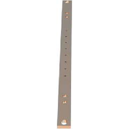 [RGRB19B] Barra de Conexión a Tierra, Para Rack de 19", Con 8 Orificios Para Conexión Rápida de Equipos. Barrenos de 0.25mm | RGRB19B