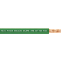 [SLY312GRN] ( Venta x metro ) Cable Eléctrico de Cobre Recubierto THW-LS Calibre 14 AWG 19 Hilos Color Verde | SLY312GRN