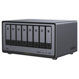 [35126B] NAS UGREEN NASync DXP8800 Plus / Intel Core i5-1235U 10 Núcleos / 8 Bahías SATA + 2 M.2 NVMe / 2 Puertos 10GbE / Thunderbolt 4 / HDMI 8K / DDR5 Expandible 64GB / PCIe 4.0 x4 | 35126B