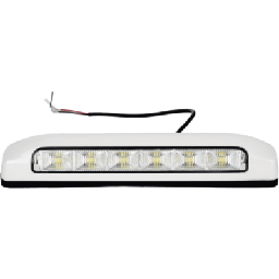 [XLTE2205W] Luz de Escena, 6 LED, IP67, con bisel color blanco, Ideal para Ambulancias y Vehiculos de trabajo | XLTE2205W