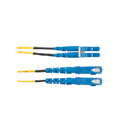 [F92ERLNSNSNM050] Jumper de Fibra Optica Monomodo 9/125 OS2, LC-SC Duplex, OFNR (Riser), Color Amarillo, 50 Metros | F92ERLNSNSNM050