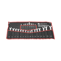 [PST-H030-02] Juego de 24 Llaves Combinadas Métricas e Inglesas con Estuche. | PST-H030-02