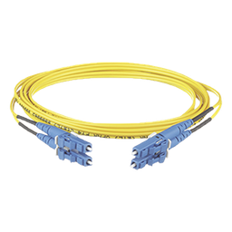 [F92ERLNLNSNM020] Jumper de Fibra Optica Monomodo 9/125 OS2, LC-LC Duplex, OFNR (Riser), Color Amarillo, 20 Metros (65.62 Pies) | F92ERLNLNSNM020