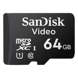 [SDSDQAS4064GBP] Memoria microSD SanDisk 64GB / Alta Resistencia / Videovigilancia / Clase 10 | SDSDQAS4064GBP