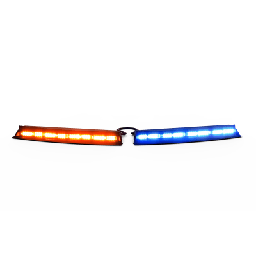 [39-30008-CM] Visera Interior Universal Tricolor Rojo/Azul/Blanco 144 LED Con Luces De Penetración Sin Bracket, Necesario agregar CZMATSIBSYS | 39-30008-CM