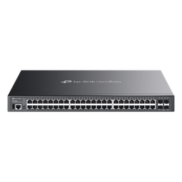 [SG5452XMPP] Switch Lite L3 Gestionable Apilable / 48 Puertos Gigabit PoE++ / 4 Slots 10G SFP+ / Presupuesto PoE 770W / Fast PoE y Perpetual PoE / Apilamiento Físico de 4 Unidades / L3: RIP, OSPF, VRRP / Gestión Cloud Omada SDN | SG5452XMPP